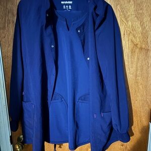 ScrubStar Navy Blue Scrub Set